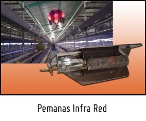 4 Pemanas IR anak ayam gasolek gasolec peralatan kandang broiler alat ternak unggas pedaging peternakan petelur gas brooder